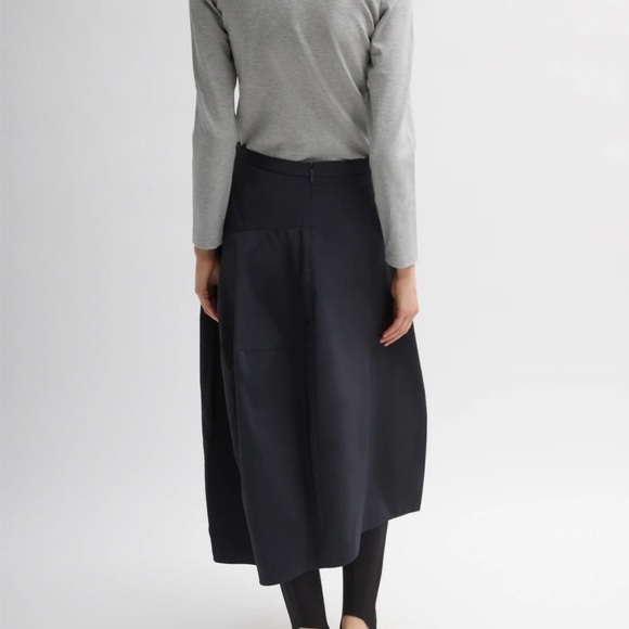 Tibi Nylon Asymmetrical Balloon Skirt - Picture 3 of 8